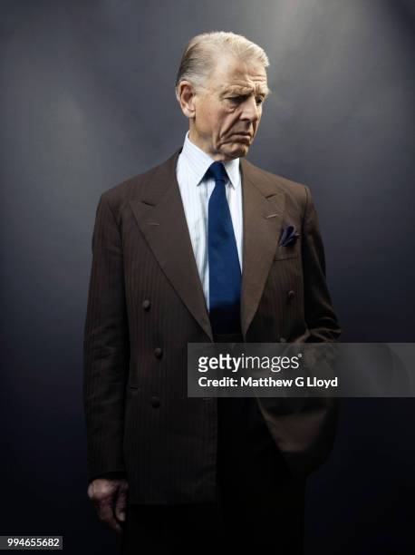 Actor Edward Fox is photographed for the Times on November 7, 2014 in London, England.