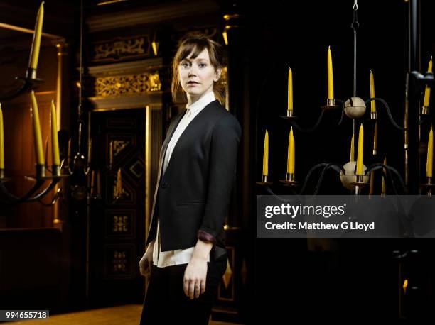 Actor Hattie Morahan is photographed for the Times on November 13, 2014 in London, England.