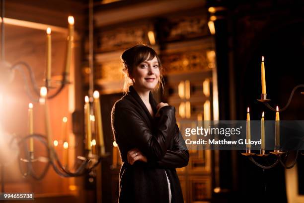 Actor Hattie Morahan is photographed for the Times on November 13, 2014 in London, England.
