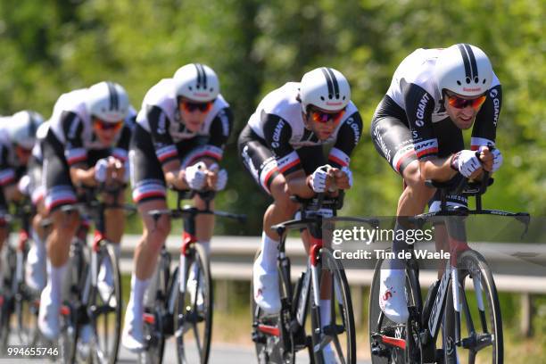 Tom Dumoulin of The Netherlands and Team Sunweb / during the 105th Tour de France 2018, Stage 3 a 35,5km Team time trial stage / TTT / from Cholet to...