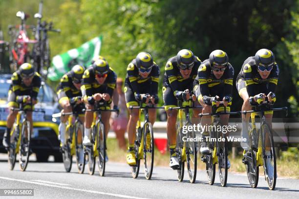 Lilian Calmajane of France / Thomas Boudat of France / Sylvain Chavanel of France / Jerome Cousin of France / Damien Gaudin of France / Fabien...