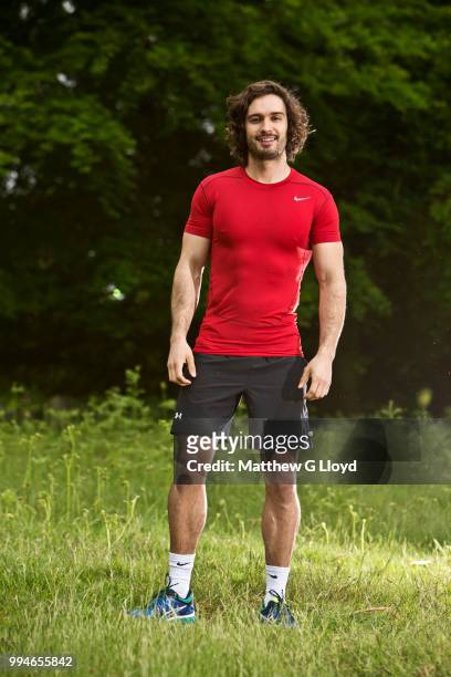 Personal body coach Joe Wicks is photographed for the Times on May 11, 2015 in London, England.