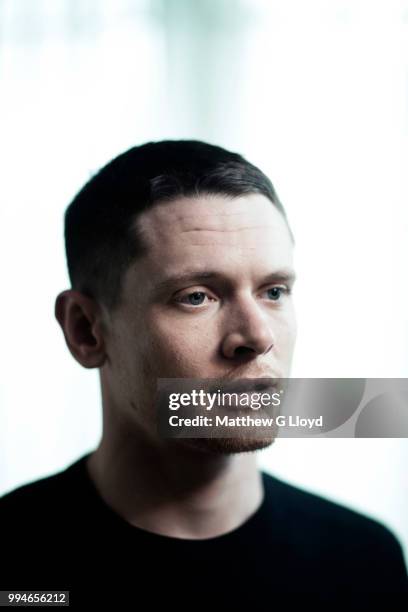 Actor Jack O'Connell is photographed for Los Angeles Times on April 6, 2016 in London, England.