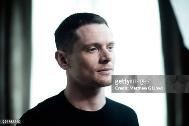 Actor Jack O'Connell is photographed for Los Angeles Times on April 6, 2016 in London, England.