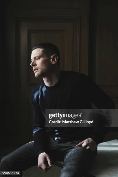 Actor Jack O'Connell is photographed for Los Angeles Times on April 6, 2016 in London, England.