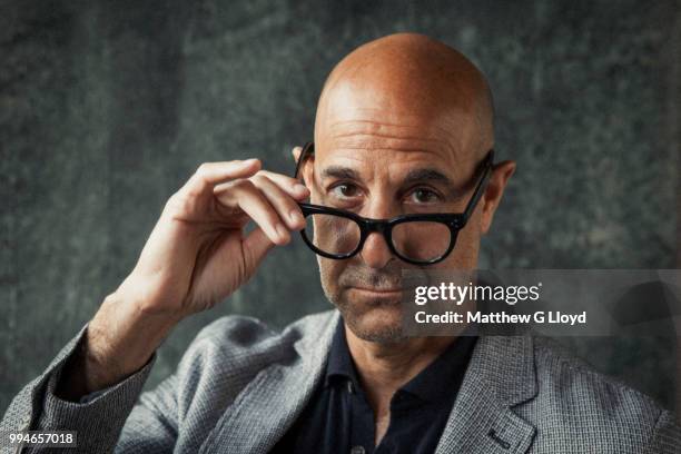 Actor and film director Stanley Tucci is photographed for the Los Angeles Times on April 24, 2017 in London, England.