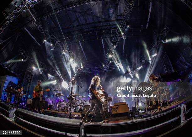 Adam Granduciel of The War On Drugs performs on Day 4 at Festival d'ete de Quebec on July 8, 2018 in Quebec City, Canada.