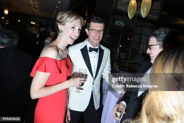 Emily Harvey and Gavin Lee attend the Tony Awards Gala at the Plaza on June 10, 2018 in New York, New York.