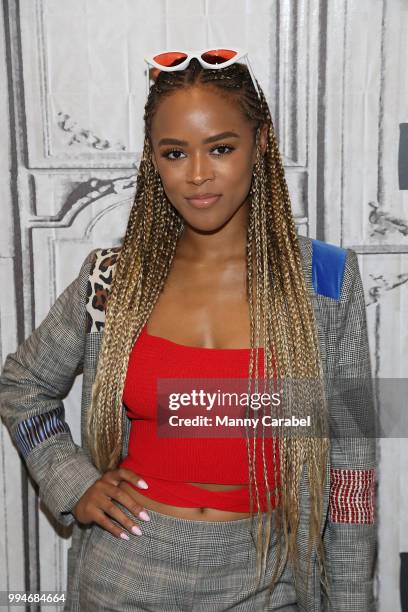 Serayah visits Build Series to discuss her new single "So Good" at Build Studio on July 9, 2018 in New York City.