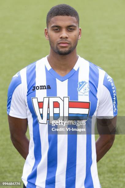 Rodney Klooster during the team presentation of FC Eindhoven on July 09, 2018 at Jan Louwers stadium in Eindhoven, The Netherlands.