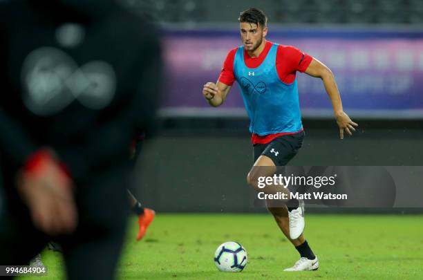 Wesley Hoedt during a Southampton FC training session, while on their pre season tour of China, on July 9, 2018 in Xuzhou, China.