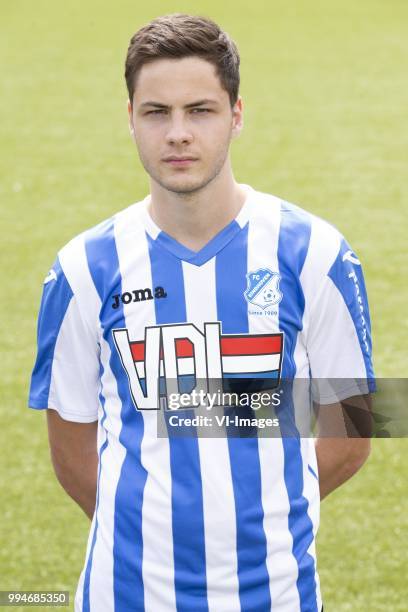 Levan Jordania during the team presentation of FC Eindhoven on July 09, 2018 at Jan Louwers stadium in Eindhoven, The Netherlands.