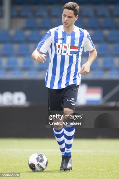 Levan Jordania during the team presentation of FC Eindhoven on July 09, 2018 at Jan Louwers stadium in Eindhoven, The Netherlands.