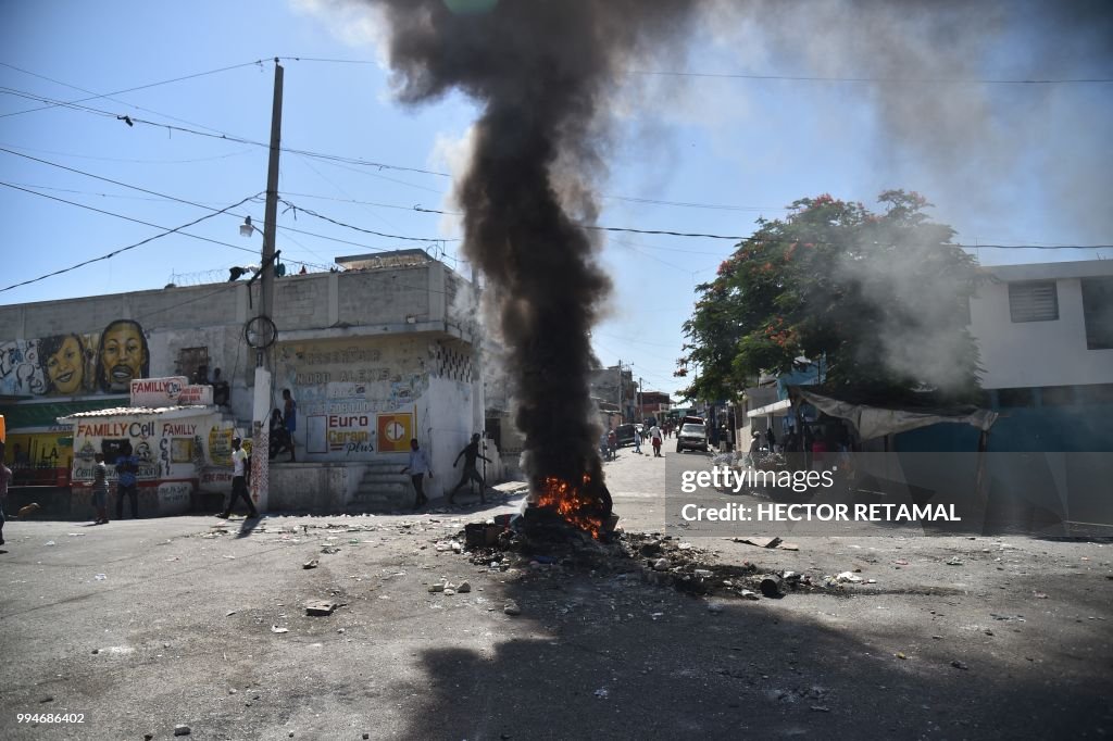 HAITI-FUEL-UNREST