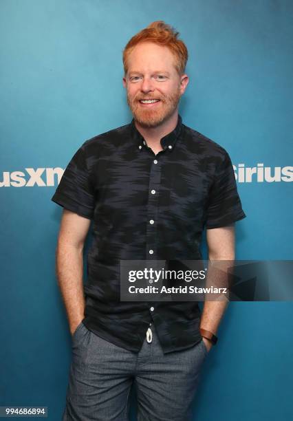 Actor Jesse Tyler Ferguson visits the SiriusXM Studios on July 9, 2018 in New York City.Ê