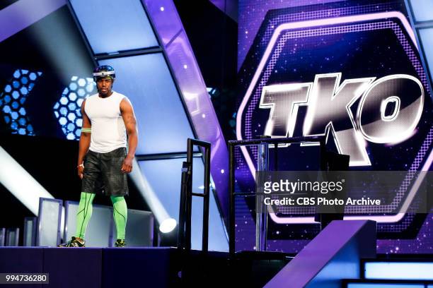 "Unsung Heroes" -- Pictured: Barry White Jr.. Five unsung heroes compete in TKO: TOTAL KNOCK OUT, a new one-hour obstacle course competition series...