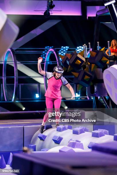 "Unsung Heroes" -- Pictured: Tracey Parker. Five unsung heroes compete in TKO: TOTAL KNOCK OUT, a new one-hour obstacle course competition series...