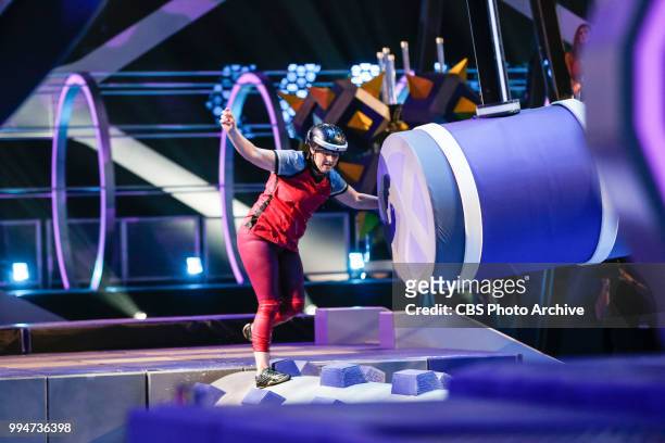 "Unsung Heroes" -- Pictured: Tracey Parker. Five unsung heroes compete in TKO: TOTAL KNOCK OUT, a new one-hour obstacle course competition series...