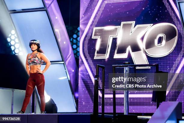 "Unsung Heroes" -- Pictured: Yesenia "Jeszie" Geronimo. Five unsung heroes compete in TKO: TOTAL KNOCK OUT, a new one-hour obstacle course...