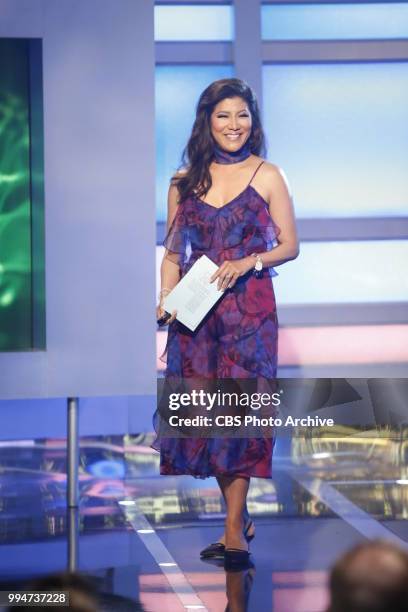 Julie Chen hosts Big Brother's first live eviction. BIG BROTHER follows a group of people living together in a house outfitted with 94 HD cameras and...