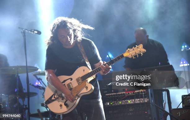 Adam Granduciel and 'The War on Drugs' performs during the 51st Festival d'ete de Quebec on July 8, 2018 in Quebec City, Canada.