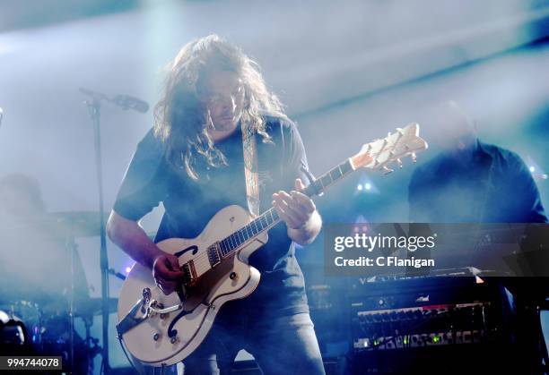 Adam Granduciel and 'The War on Drugs' performs during the 51st Festival d'ete de Quebec on July 8, 2018 in Quebec City, Canada.