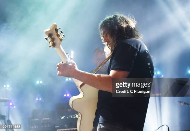 Adam Granduciel and 'The War on Drugs' performs during the 51st Festival d'ete de Quebec on July 8, 2018 in Quebec City, Canada.