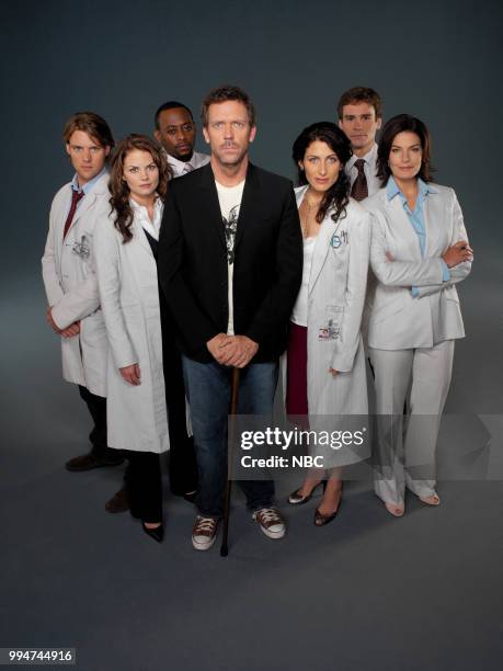 Pictured: Jesse Spencer as Dr. Robert Chase, Jennifer Morrison as Dr. Allison Cameron, Omar Epps as Dr. Eric Foreman, Hugh Laurie as Dr. Gregory...