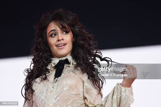 Camila Cabello performs during the 51st Festival d'ete de Quebec on July 8, 2018 in Quebec City, Canada.