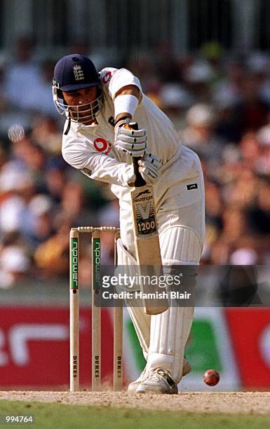 Mark Ramprakash of Englind in action during the 3rd day of the 5th Ashes Test between England and Australia at The AMP Oval, London. Mandatory...