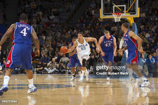 Tyler Honeycutt in action vs Kansas at Pauley Pavilion. Los Angeles, CA 12/6/2009 CREDIT: Robert Beck