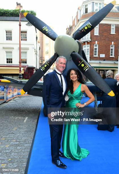 Doctor Hilary Jones and Dee Thresher attending the premiere of Spitfire, held at the Curzon Mayfair, London.