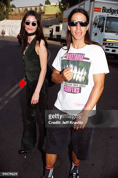 Charlotte Lewis and Red Hot Chili Peppers' Anthony Kiedis