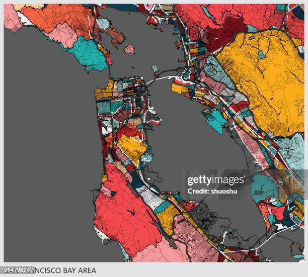 Baky Reka 794 Sf Bay Area Map Stock Photos, High-Res Pictures, and Images - Getty ...