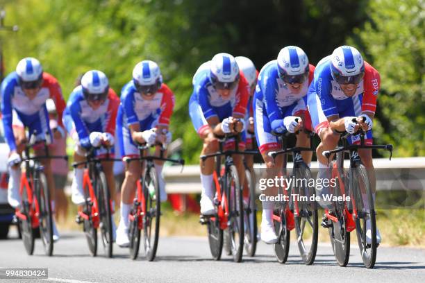 Olivier Le Gac of France and Team Groupama FDJ / Arnaud Demare of France and Team Groupama FDJ / during the 105th Tour de France 2018, Stage 3 a...