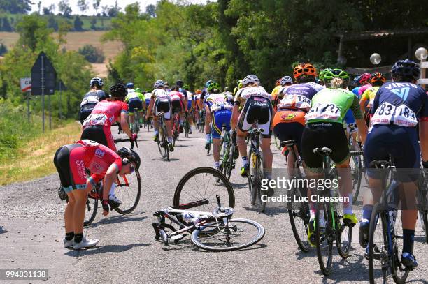 Henrietta Colborne of Great Britain and Team Bizkaia Durango - Euskadi Murias / Crash / during the 29th Tour of Italy 2018 - Women, Stage 4 a 109km...