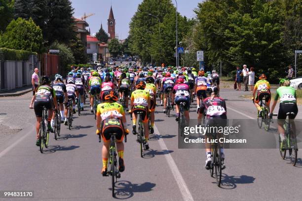 Landscape / Peloton / Church / during the 29th Tour of Italy 2018 - Women, Stage 4 a 109km stage from Piacenza to Piacenza / Giro Rosa / on July 9,...
