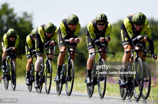 Adam Yates of Great Britain / Jack Bauer of New Zealand / Luke Durbridge of Australia / Mathew Hayman of Australia / Michael Hepburn of Australia /...