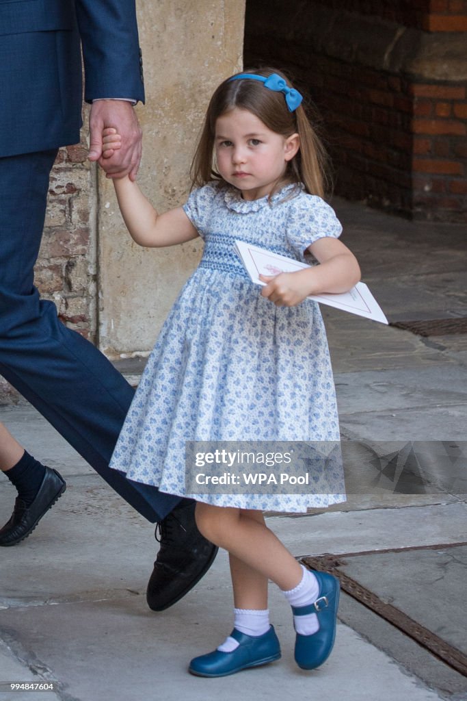 Christening Of Prince Louis Of Cambridge At St James's Palace
