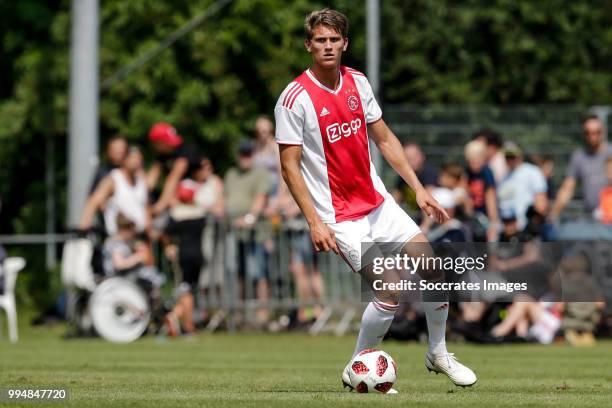 Sven Botman of Ajax during the Club Friendly match between Ajax v FC Nordsjaelland at the Sportpark Putter Eng on July 7, 2018 in Putten Netherlands