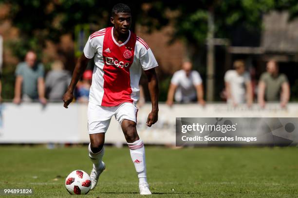 Luis Orejuela of Ajax during the Club Friendly match between Ajax v FC Nordsjaelland at the Sportpark Putter Eng on July 7, 2018 in Putten Netherlands