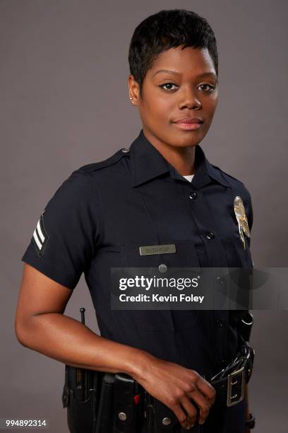 Walt Disney Television via Getty Images's "The Rookie" stars Afton Williamson as Talia Bishop.