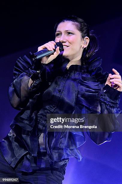 Elisa performs at the Mediolanum Forum on May 14, 2010 in Milan, Italy.