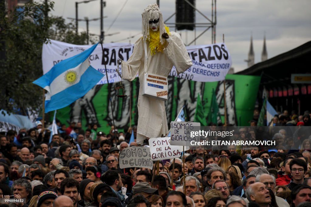 ARGENTINA-INDEPENDENCE-IMF-PROTEST