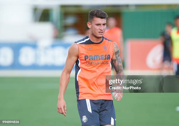 Daniel Raba of Villarreal CF during the first training of the season 2018-2019, at Ciudad Deportiva of Miralcamp, 9 July 2018 in Vila-real, Spain