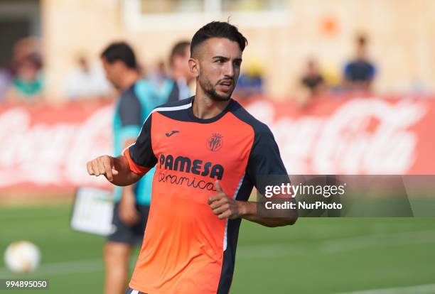 Manu Morlanes of Villarreal CF during the first training of the season 2018-2019, at Ciudad Deportiva of Miralcamp, 9 July 2018 in Vila-real, Spain