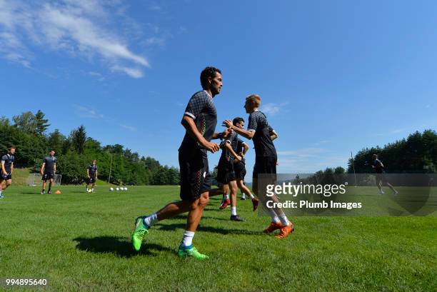 Koen Persoons during the OHL Leuven training session on July 09, 2018 in Maribor, Slovenia