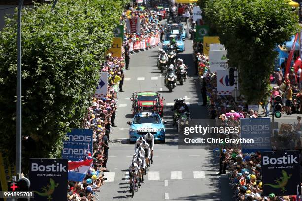 Arrival / Christopher Froome of Great Britain / Egan Arley Bernal Gomez of Colombia Britain / Jonathan Castroviejo Nicolas of Spain Britain / Michal...