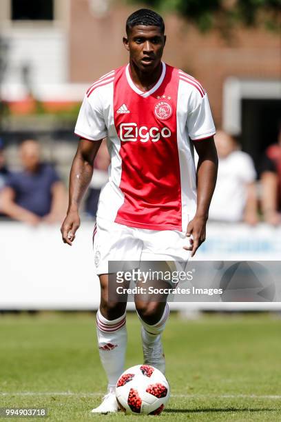 Luis Orejuela of Ajax during the Club Friendly match between Ajax v FC Nordsjaelland at the Sportpark Putter Eng on July 7, 2018 in Putten Netherlands