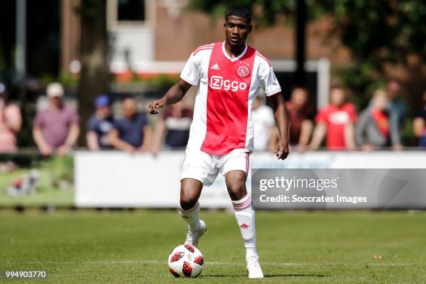 Luis Orejuela of Ajax during the Club Friendly match between Ajax v FC Nordsjaelland at the Sportpark Putter Eng on July 7, 2018 in Putten Netherlands